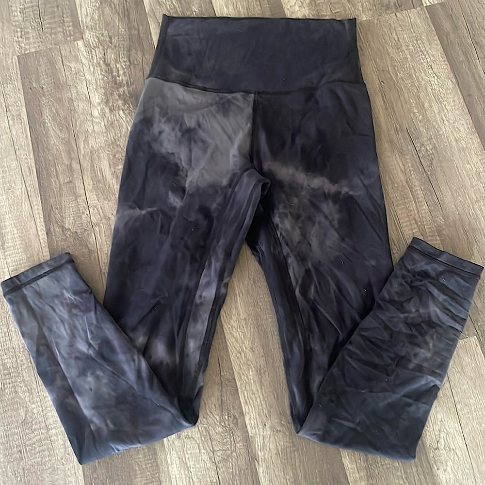 Strong Physiquez black tie dye dream leggings